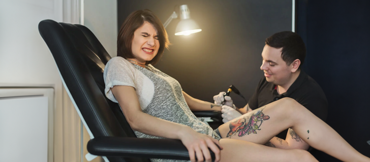 Zonas para tatuajes: De la más a la menos dolorosa